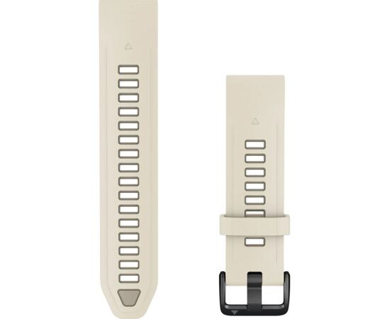 Garmin watch strap QuickFit 20mm fenix 9 Pro, cream/french grey Smart-Watch aksesuāri