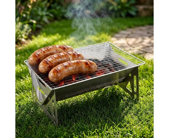 Vilde Grill węglowy stalowy składany 28x18x12 cm (5900670121348) Новинки Для дома и сада 