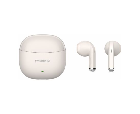 Swissten TWS Mini TUNE Bluetooth Stereo Austiņas ar Mikrofonu Bēšs Austiņas