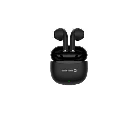 Swissten TWS Mini TUNE Bluetooth Stereo Austiņas ar Mikrofonu Melnas Austiņas