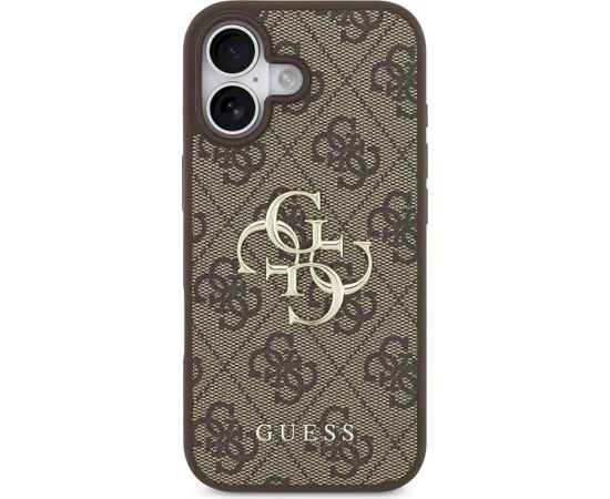 Guess 4G Big Logo Case Aizsargapvalks priekš iPhone 17 / brūns Neoriģinālie Maciņi
