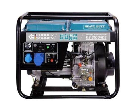 Könner & Söhnen KS6100HDE HEAVY DUTY dīzeļģenerators 5,5 kW Ģeneratori 