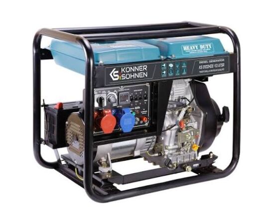 Könner & Söhnen KS8100HDE HEAVY DUTY dīzeļģenerators 6,5 kW Ģeneratori 