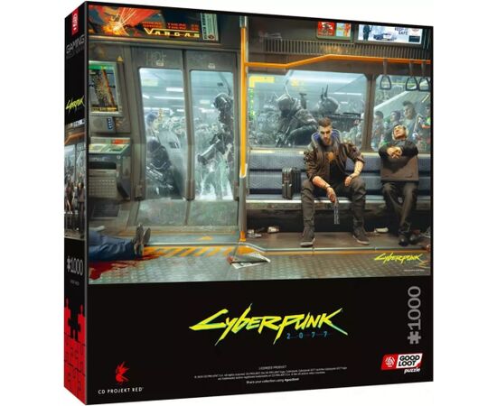 Cenega Publishing Puzzle Good Loot Gaming: Cyberpunk 2077 - Metro, 1000 elementów Пазлы