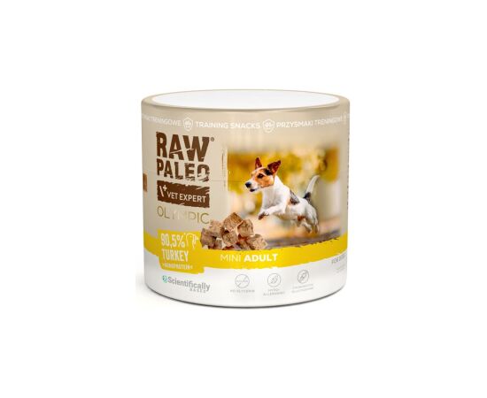 VetExpert Raw Paleo Olympic turkey mini 90g Suņu barība