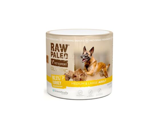 VetExpert Raw Paleo Olympic turkey medium large 90g Suņu barība
