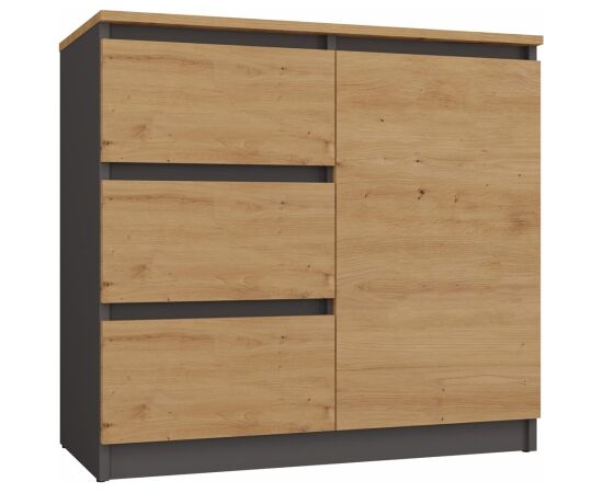 Top E Shop Topeshop 1D3S ANT/ART BA KPL chest of drawers Новинки Для дома и сада 