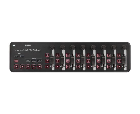 Korg nanoKONTROL2 - MIDI controller, black Mūzikas instrumenti