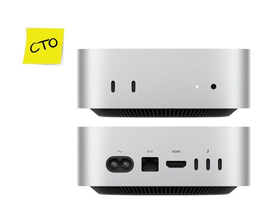 Dators Apple Mac mini M5 Pro chip ar 15 kodolu CPU un 16 kodolu GPU 24GB 512GB SSD (MHQN4ZD/A) Personālie datori