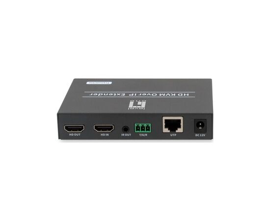 LevelOne HVE-6701T HDMI video sienas pārraides ierīce pār IP ar PoE melna Adapteri