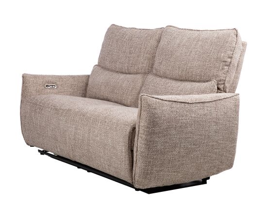 Recliner sofa BASTIAN 3-seater, with electric mechanism, beige Новинки Для дома и сада 