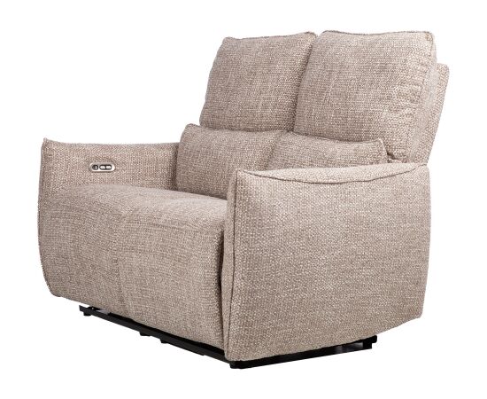 Recliner sofa BASTIAN 2-seater, with electric mechanism, beige Новинки Для дома и сада 