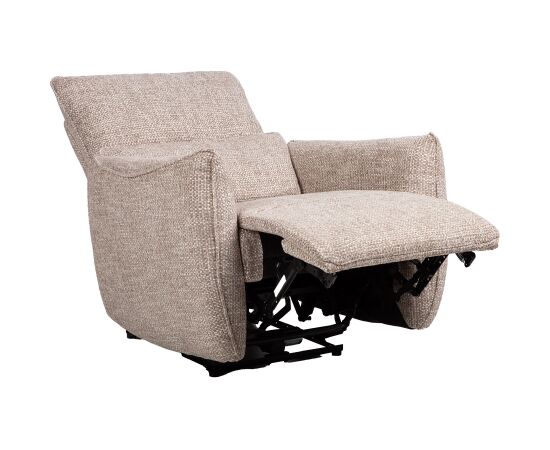 Recliner armchair BASTIAN with electric mechanism, beige Стулья