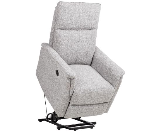 Recliner armchair LEVON with electric lifting mechanism, grey Новинки Для дома и сада 