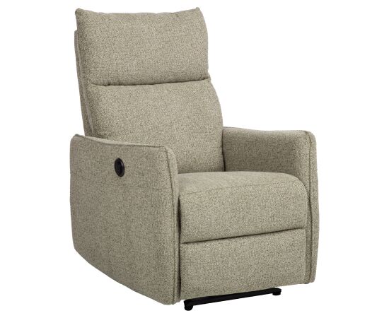 Recliner armchair LANDO with electric mechanism, green Стулья
