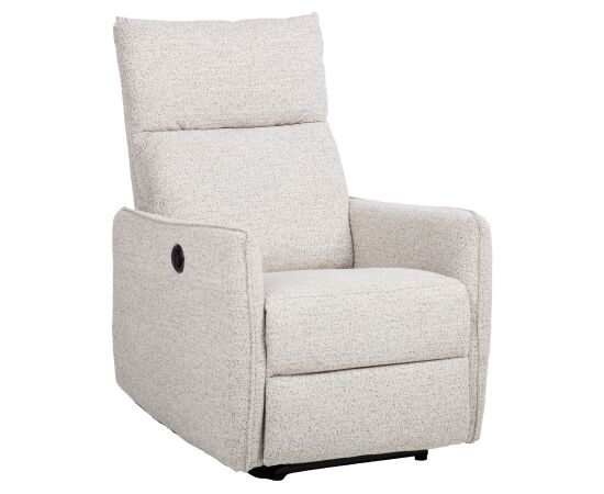 Recliner armchair LANDO with electric mechanism, light grey Новинки Для дома и сада 