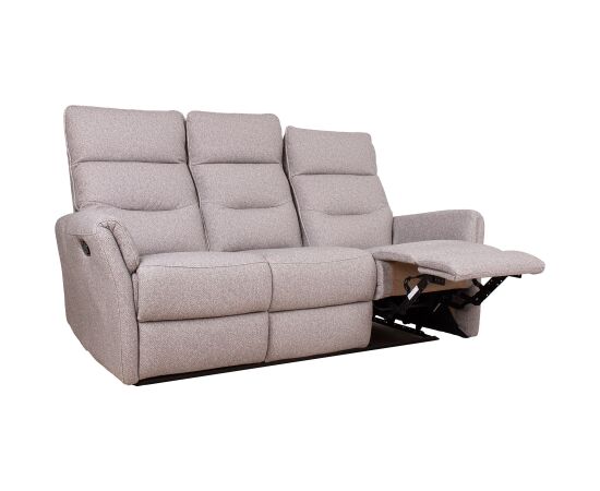 Recliner sofa BOWERS 3-seater with manual mechanism, beige Новинки Для дома и сада 