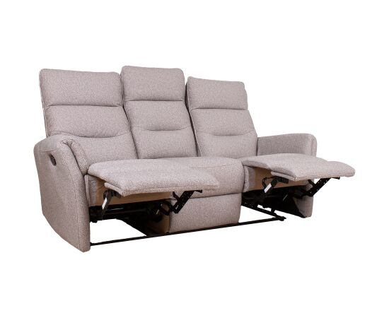 Recliner sofa BOWERS 3-seater with manual mechanism, beige Новинки Для дома и сада 