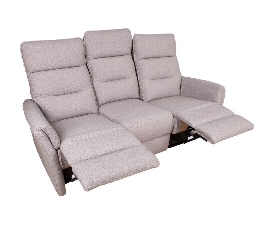 Recliner sofa BOWERS 3-seater with manual mechanism, beige Новинки Для дома и сада 