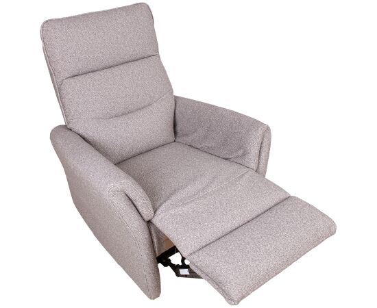 Recliner armchair BOWERS with manual mechanism, beige Новинки Для дома и сада 