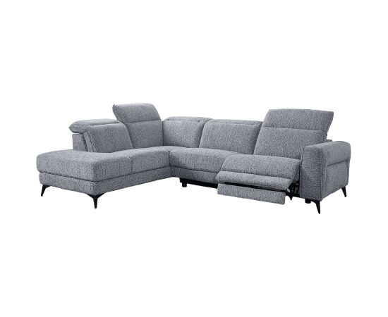 Corner sofa LUISA LC, electric recliner, grey Новинки Для дома и сада 