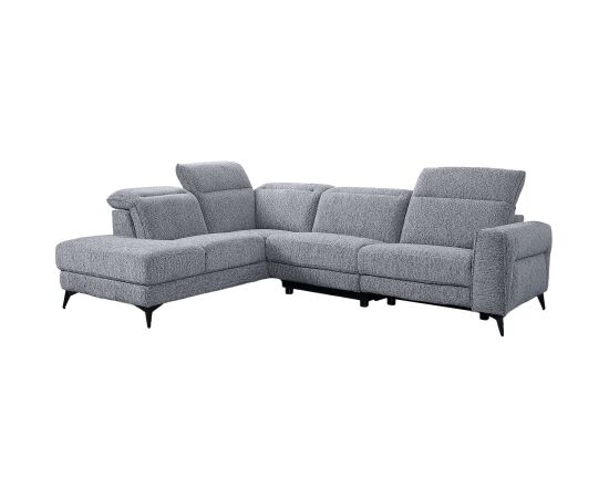 Corner sofa LUISA LC, electric recliner, grey Новинки Для дома и сада 