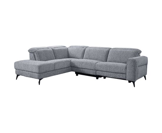 Corner sofa LUISA LC, electric recliner, grey Новинки Для дома и сада 