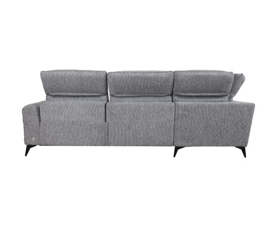 Corner sofa LUISA LC, electric recliner, grey Новинки Для дома и сада 