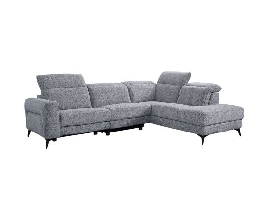 Corner sofa LUISA RC, electric recliner, grey Новинки Для дома и сада 
