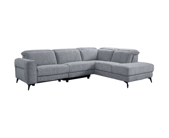 Corner sofa LUISA RC, electric recliner, grey Новинки Для дома и сада 