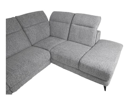 Corner sofa LUISA RC, electric recliner, grey Новинки Для дома и сада 
