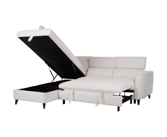 Corner sofa bed SAMANTHA LC, white Новинки Для дома и сада 
