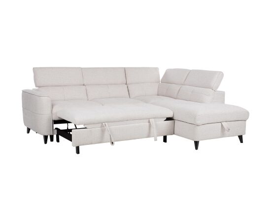 Corner sofa bed SAMANTHA RC, white Новинки Для дома и сада 