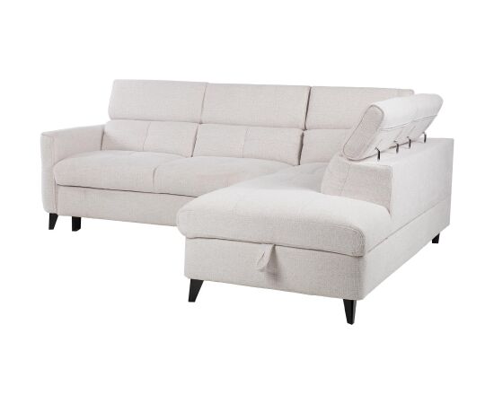 Corner sofa bed SAMANTHA RC, white Новинки Для дома и сада 