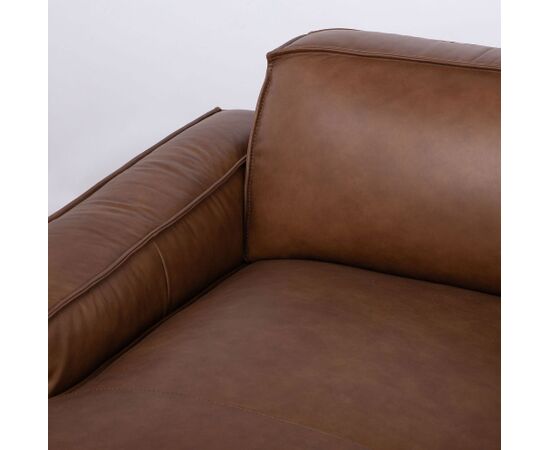Corner sofa BURTON LC brown leather Новинки Для дома и сада 