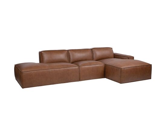 Corner sofa BURTON RC brown leather Новинки Для дома и сада 