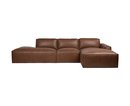 Corner sofa BURTON RC brown leather Новинки Для дома и сада 