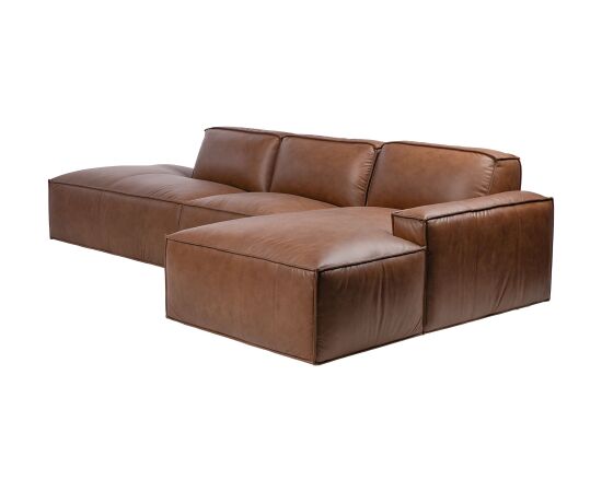 Corner sofa BURTON RC brown leather Новинки Для дома и сада 