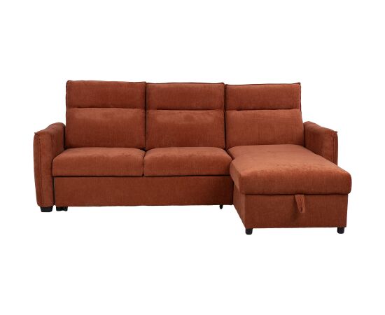 Corner sofa bed SCALA rusty brown Новинки Для дома и сада 