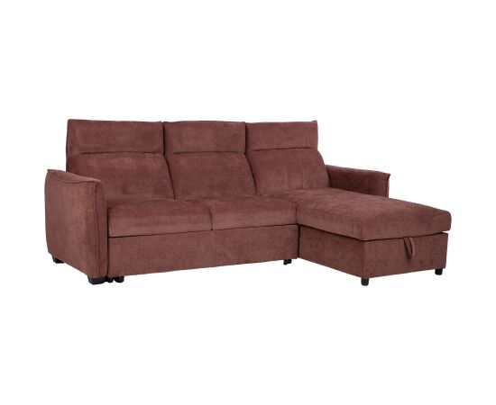 Corner sofa bed SCALA dark pink Новинки Для дома и сада 