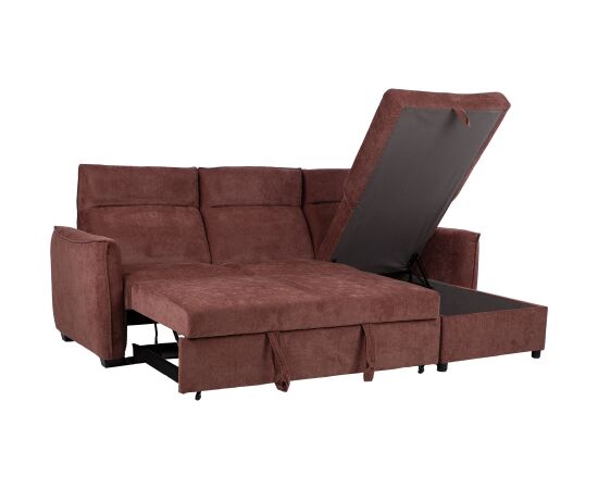 Corner sofa bed SCALA dark pink Новинки Для дома и сада 
