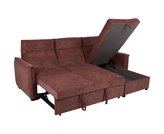 Corner sofa bed SCALA dark pink Новинки Для дома и сада 