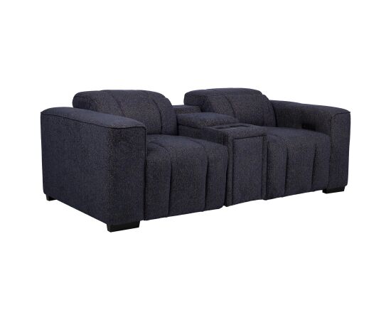 Sofa HUB 2-seater electric recliner, dark blue Новинки Для дома и сада 