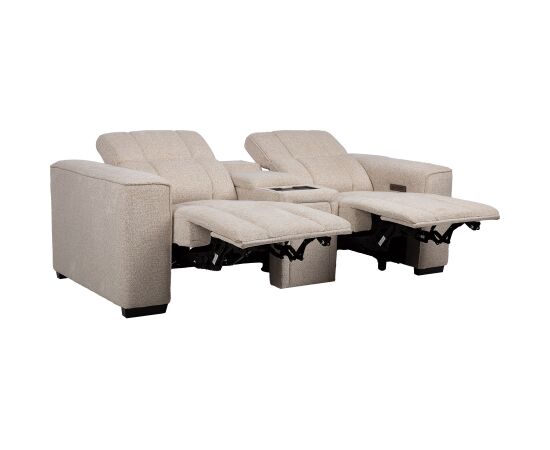 Sofa HUB 2-seater electric recliner, beige Новинки Для дома и сада 