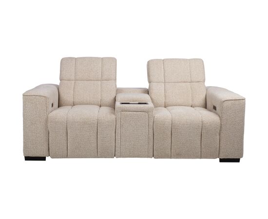 Sofa HUB 2-seater electric recliner, beige Новинки Для дома и сада 