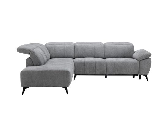 Corner sofa HAMID LC, electric recliner, grey Новинки Для дома и сада 