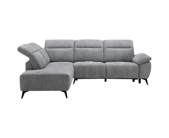 Corner sofa HAMID LC, electric recliner, grey Новинки Для дома и сада 