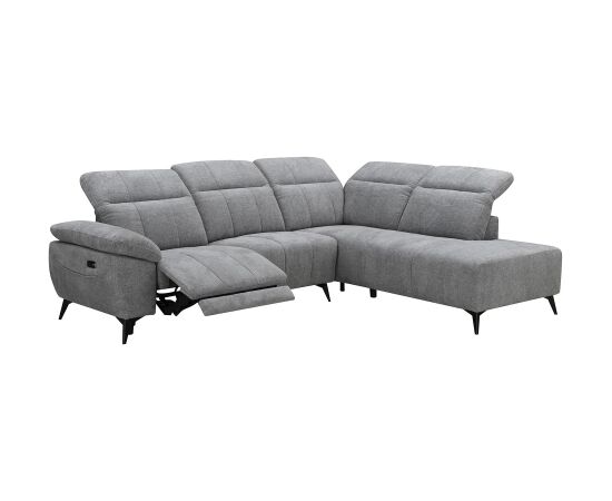 Corner sofa HAMID RC, electric recliner, grey Новинки Для дома и сада 