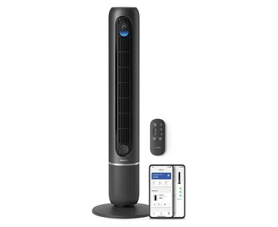 PHILIPS CX7550/01 Series7000 torņveida ventilators, melns Ventilatori