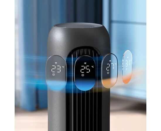 PHILIPS CX7550/01 Series7000 torņveida ventilators, melns Ventilatori